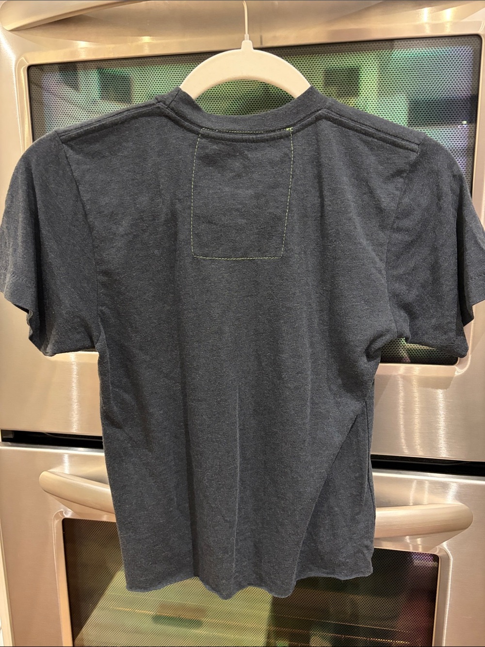 Aviator Nation Dark Grey Tee with White Lightning Bolt (T-shirt) - Picture 2 of 3
